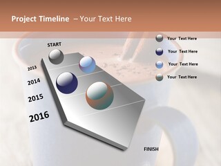 Latte Cappuchino Kitchen PowerPoint Template