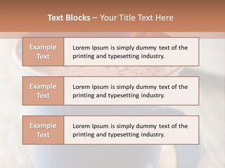 Latte Cappuchino Kitchen PowerPoint Template