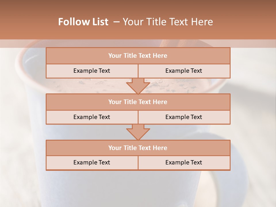 Latte Cappuchino Kitchen PowerPoint Template