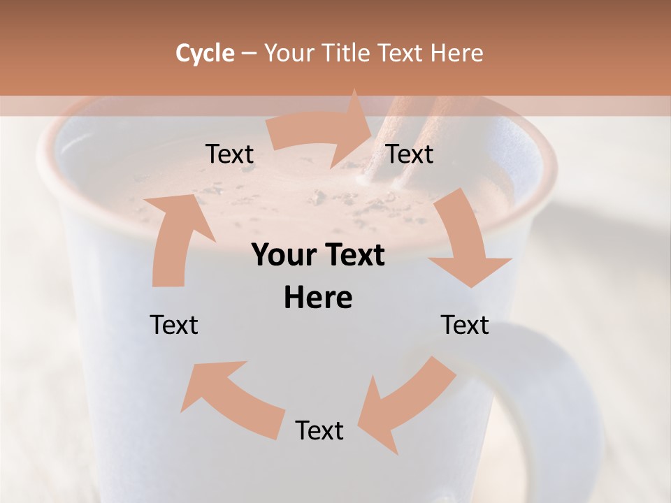 Latte Cappuchino Kitchen PowerPoint Template