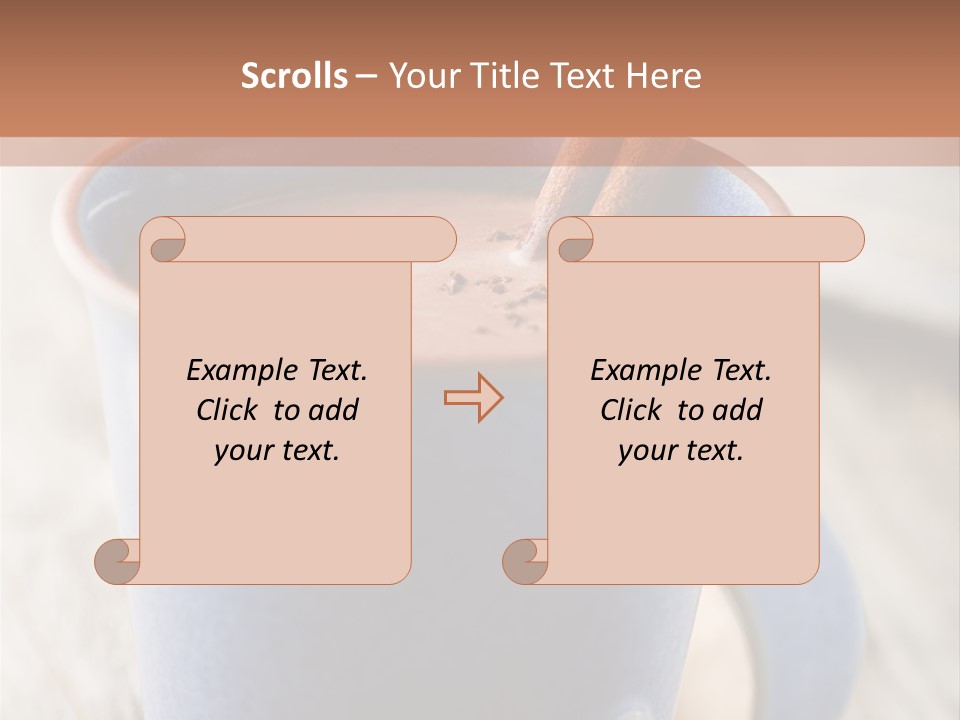 Latte Cappuchino Kitchen PowerPoint Template