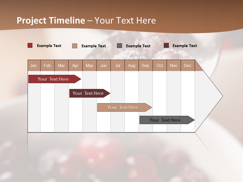 Traditional Berry Spoon PowerPoint Template