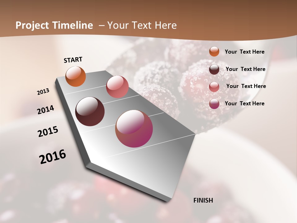 Traditional Berry Spoon PowerPoint Template