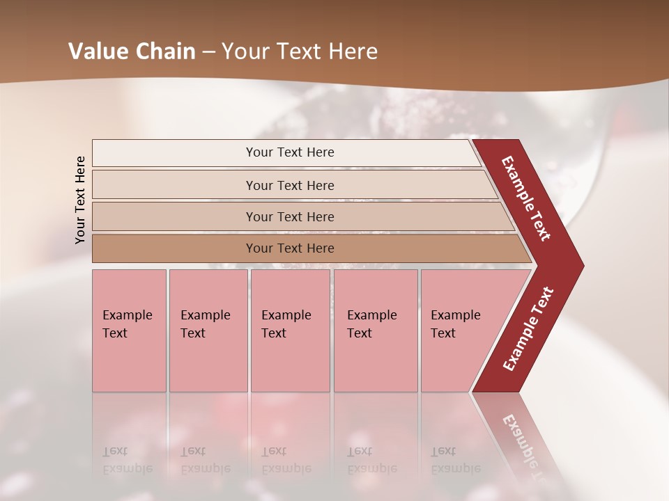 Traditional Berry Spoon PowerPoint Template