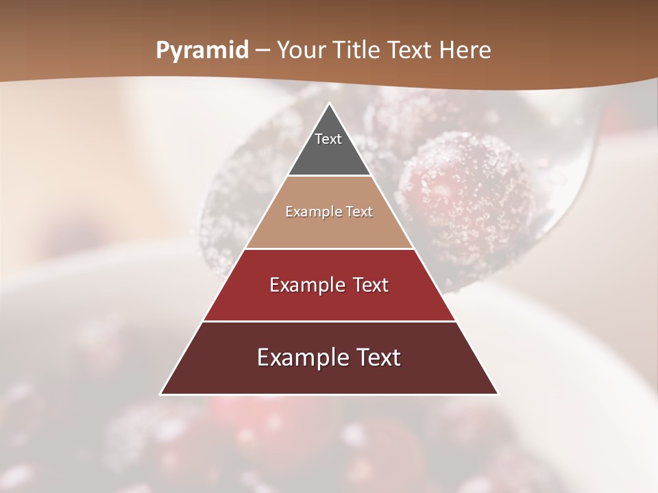 Traditional Berry Spoon PowerPoint Template