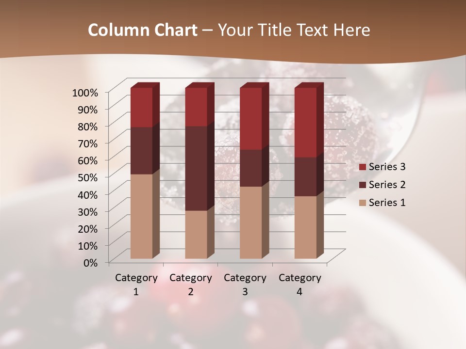 Traditional Berry Spoon PowerPoint Template