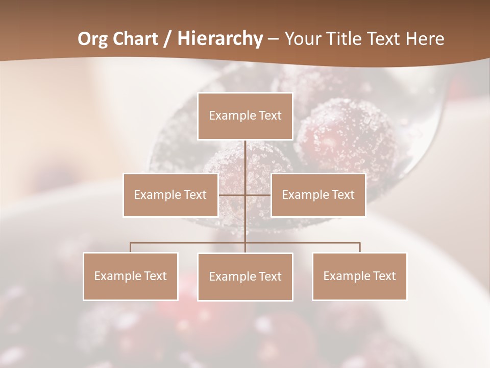 Traditional Berry Spoon PowerPoint Template