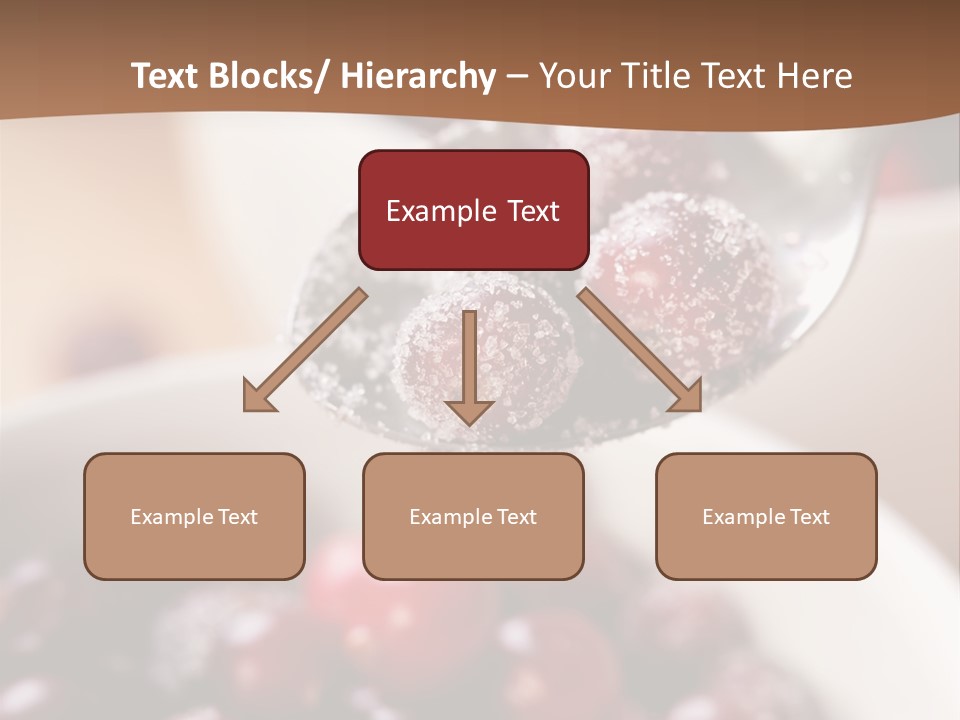 Traditional Berry Spoon PowerPoint Template