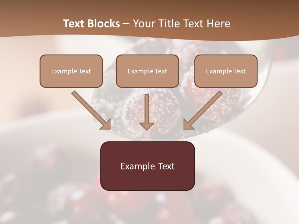 Traditional Berry Spoon PowerPoint Template