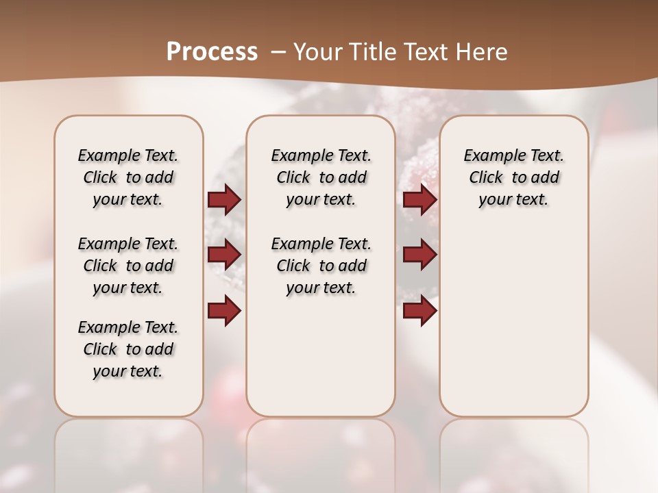 Traditional Berry Spoon PowerPoint Template