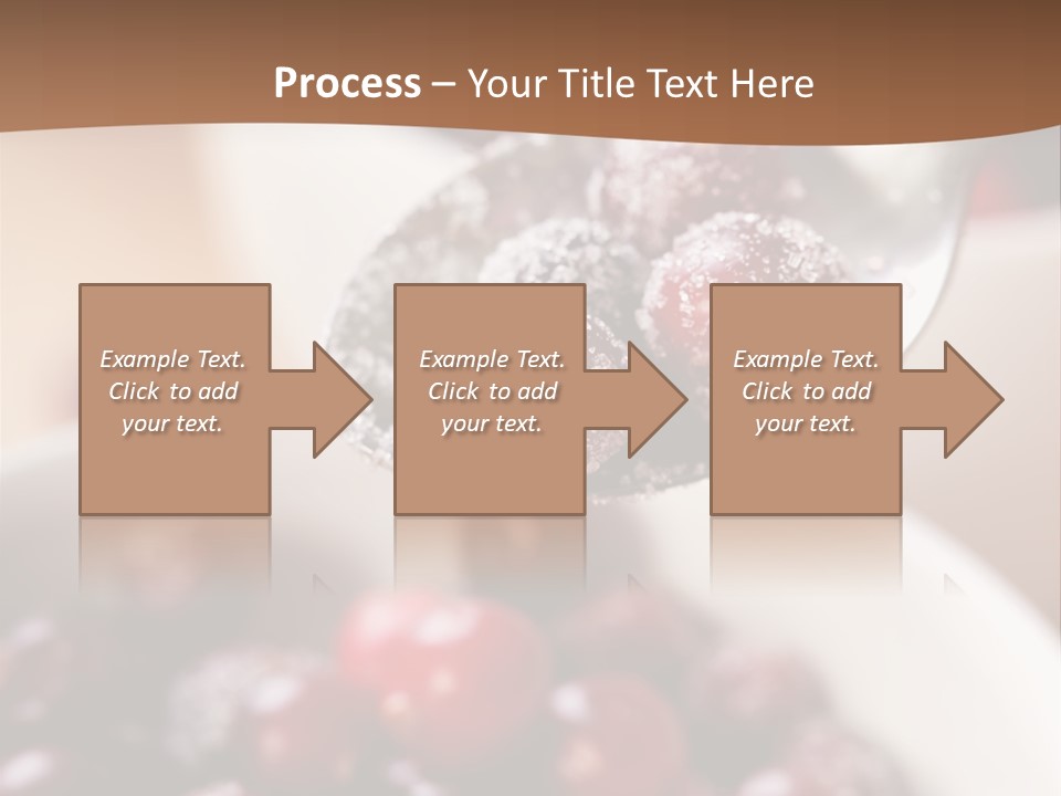Traditional Berry Spoon PowerPoint Template