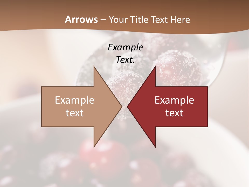 Traditional Berry Spoon PowerPoint Template