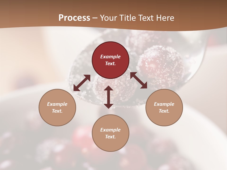 Traditional Berry Spoon PowerPoint Template