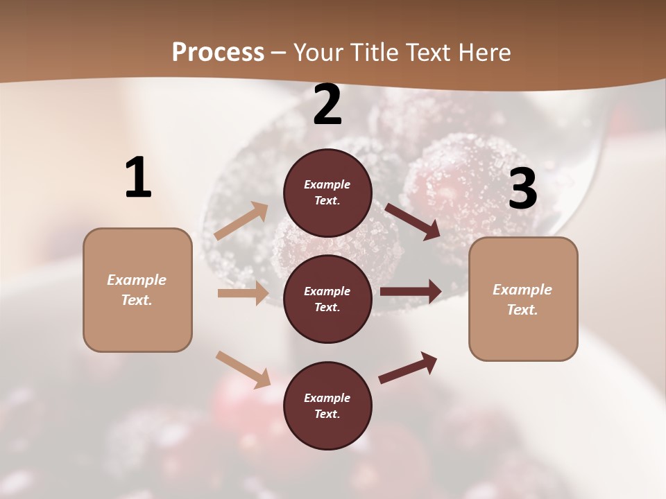 Traditional Berry Spoon PowerPoint Template