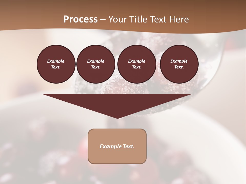 Traditional Berry Spoon PowerPoint Template