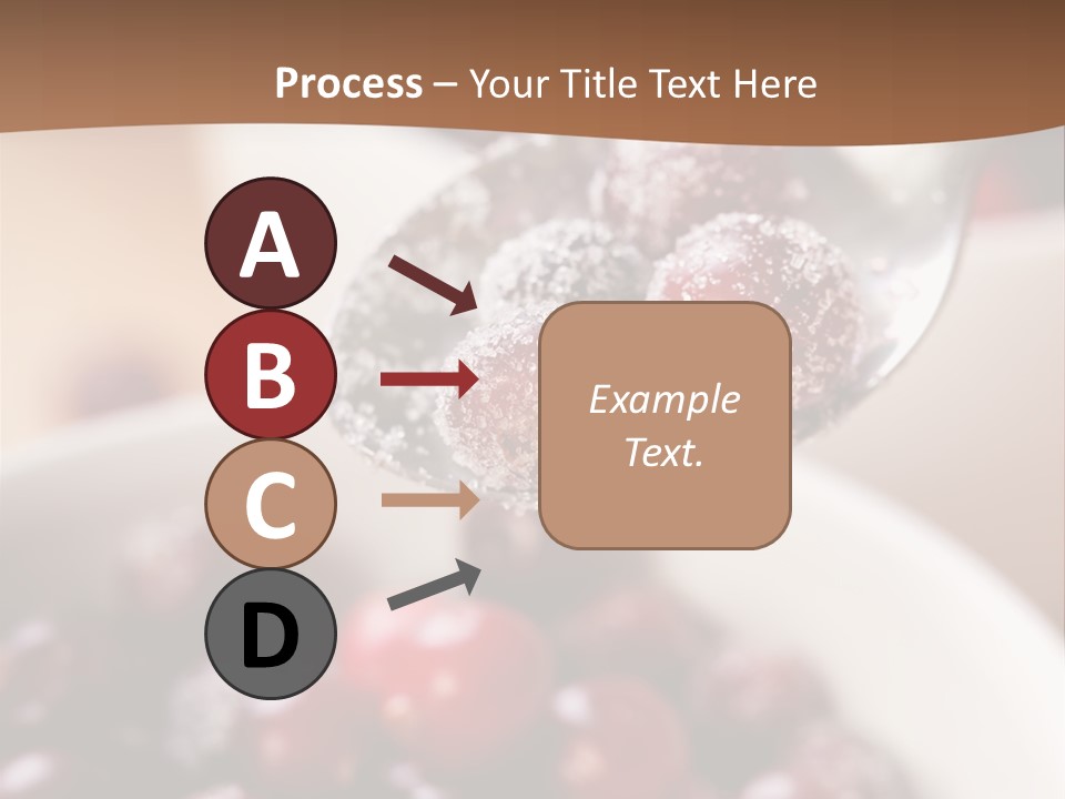 Traditional Berry Spoon PowerPoint Template