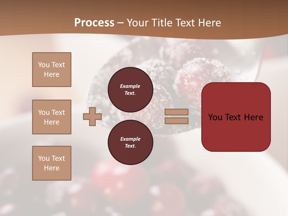 Traditional Berry Spoon PowerPoint Template
