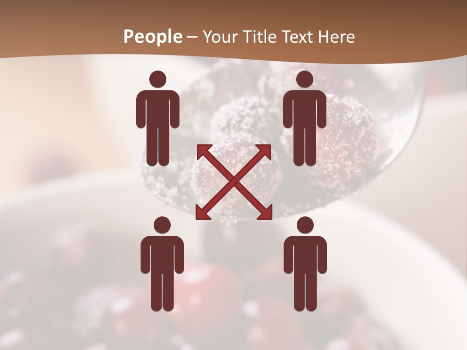 Traditional Berry Spoon PowerPoint Template