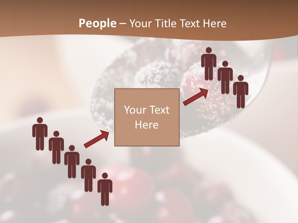 Traditional Berry Spoon PowerPoint Template