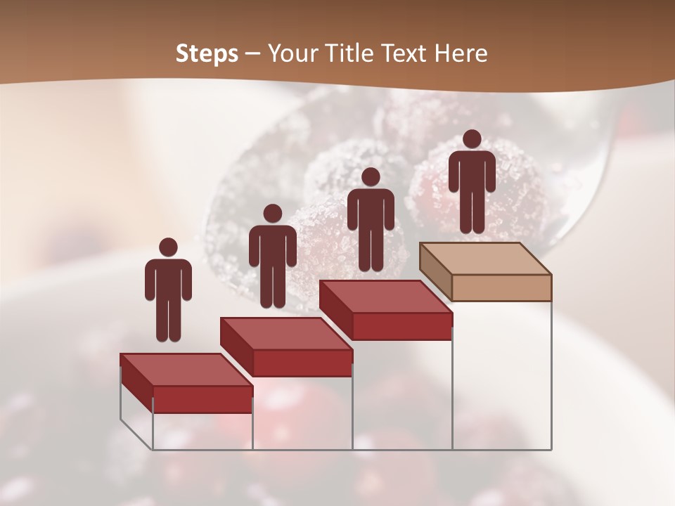 Traditional Berry Spoon PowerPoint Template
