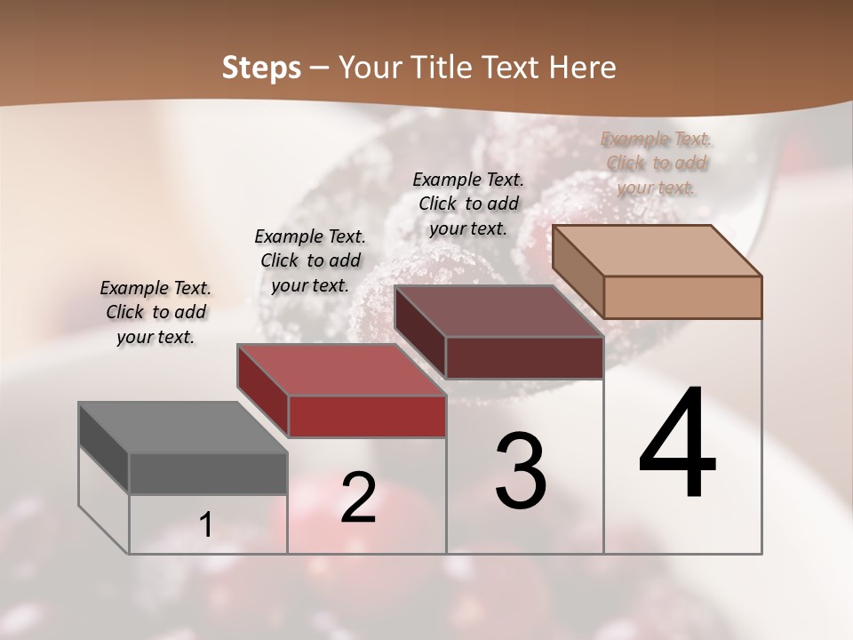 Traditional Berry Spoon PowerPoint Template