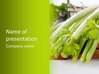 Eat Vegetable Color PowerPoint Template