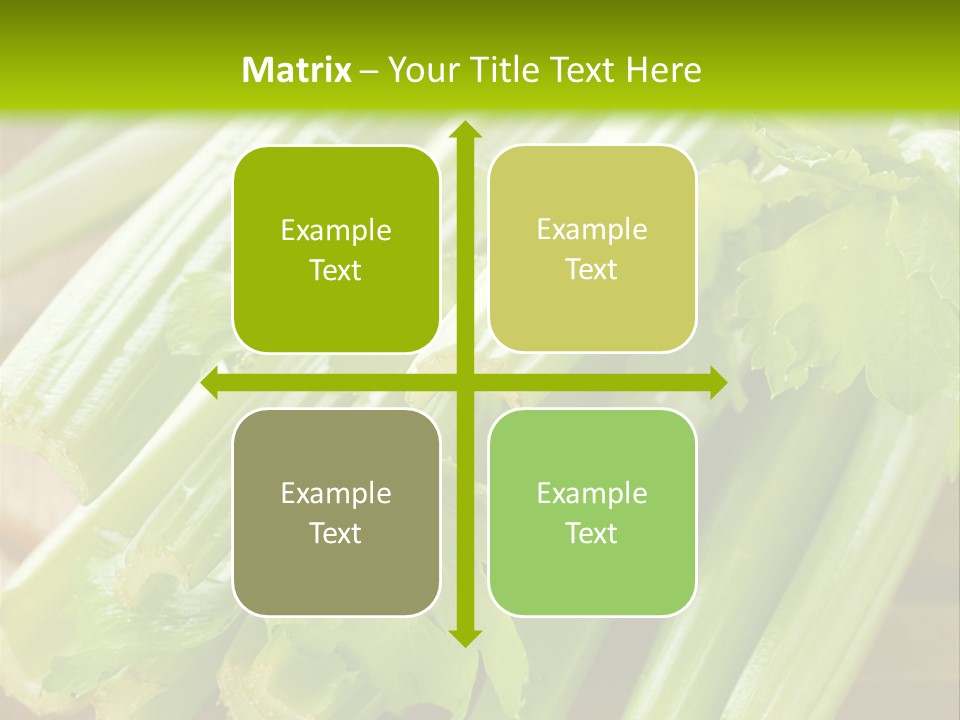 Eat Vegetable Color PowerPoint Template
