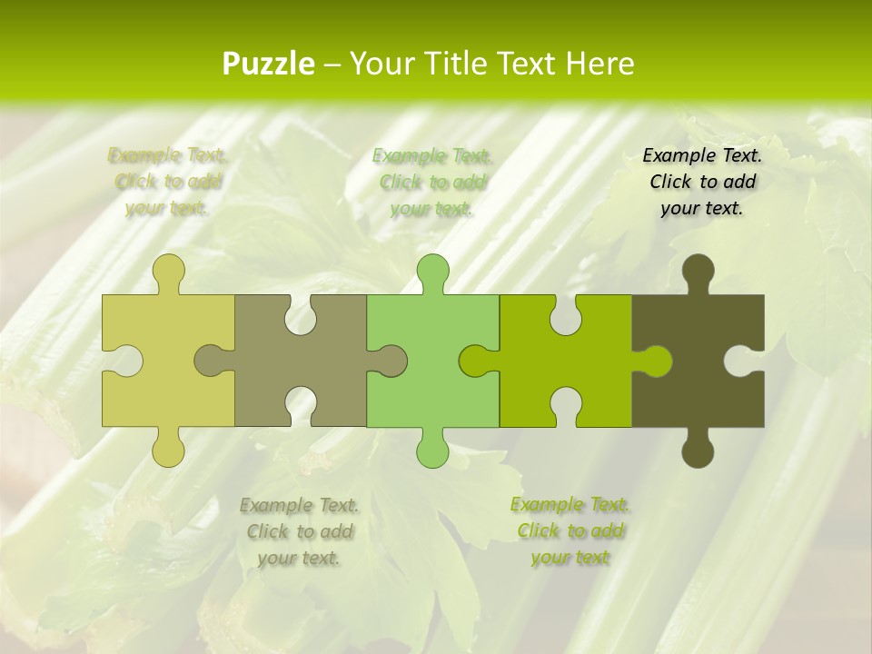 Eat Vegetable Color PowerPoint Template