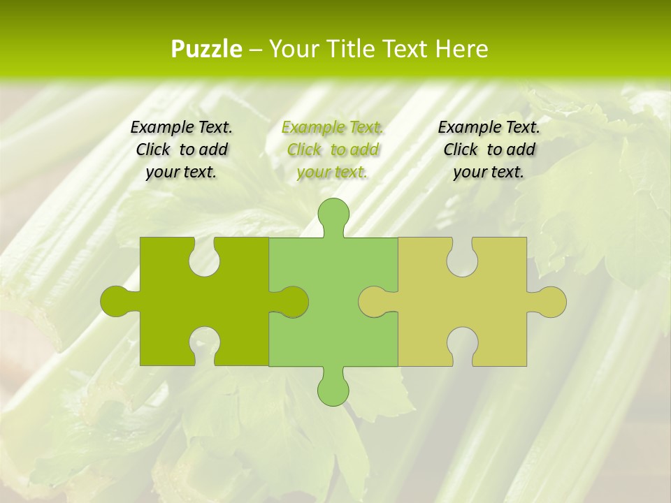 Eat Vegetable Color PowerPoint Template