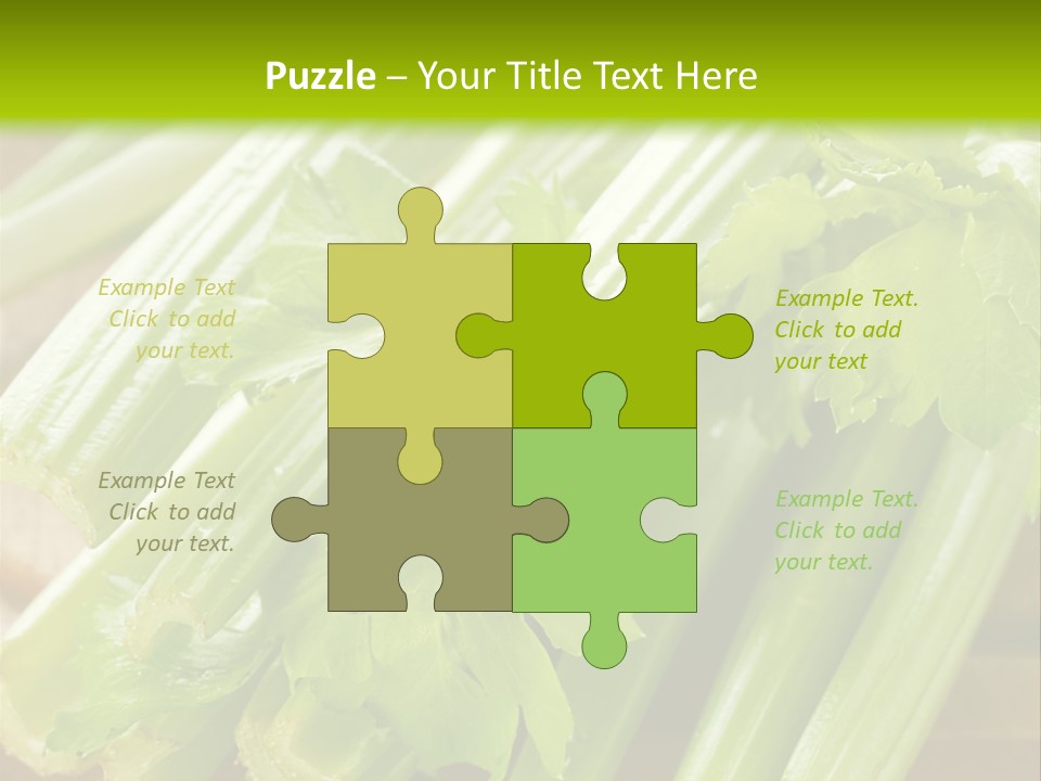 Eat Vegetable Color PowerPoint Template