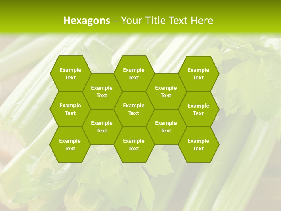 Eat Vegetable Color PowerPoint Template