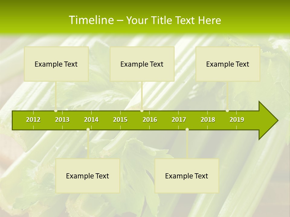 Eat Vegetable Color PowerPoint Template