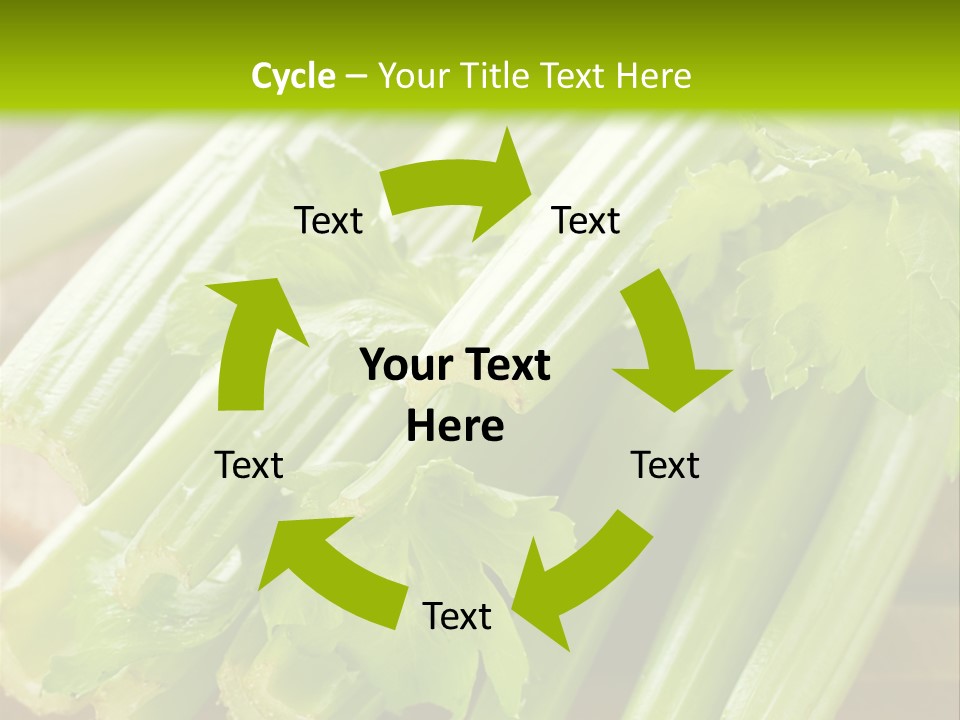 Eat Vegetable Color PowerPoint Template