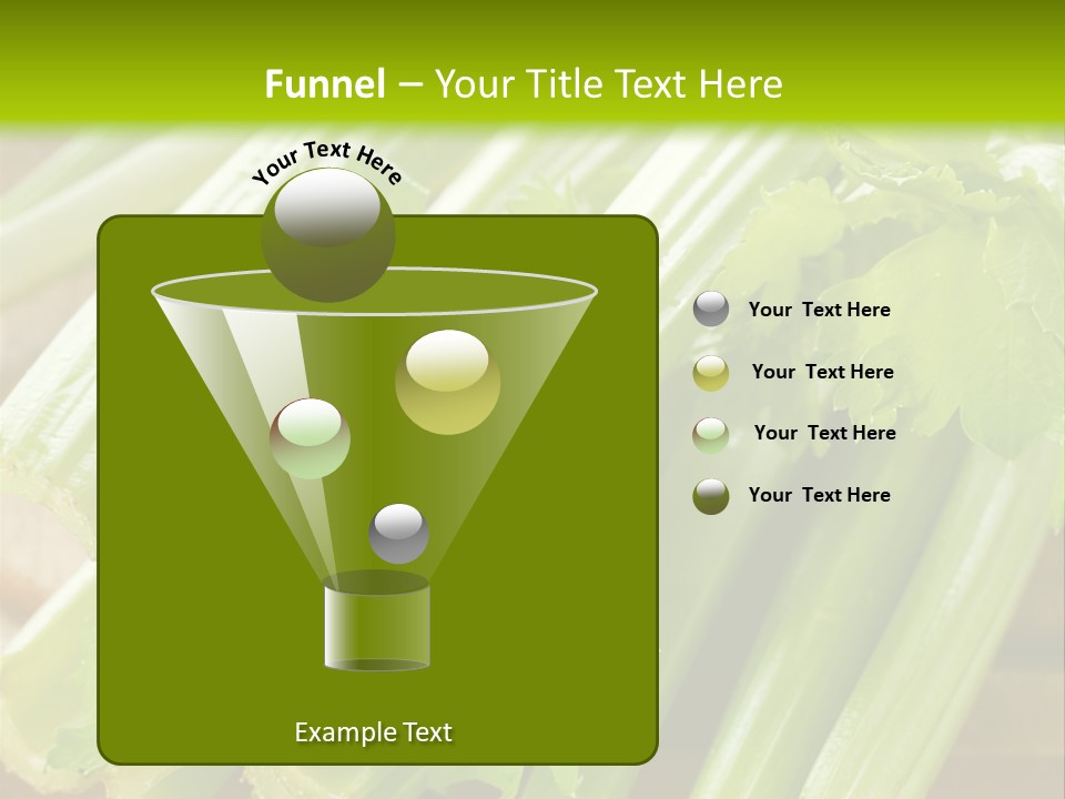 Eat Vegetable Color PowerPoint Template