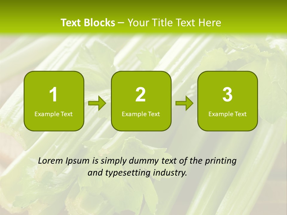 Eat Vegetable Color PowerPoint Template