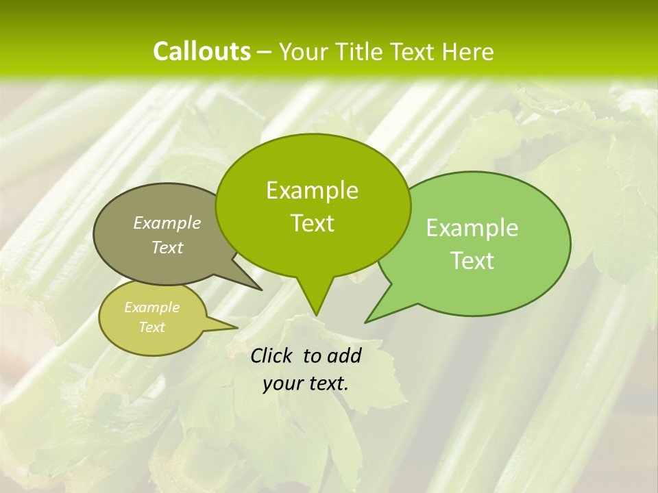 Eat Vegetable Color PowerPoint Template