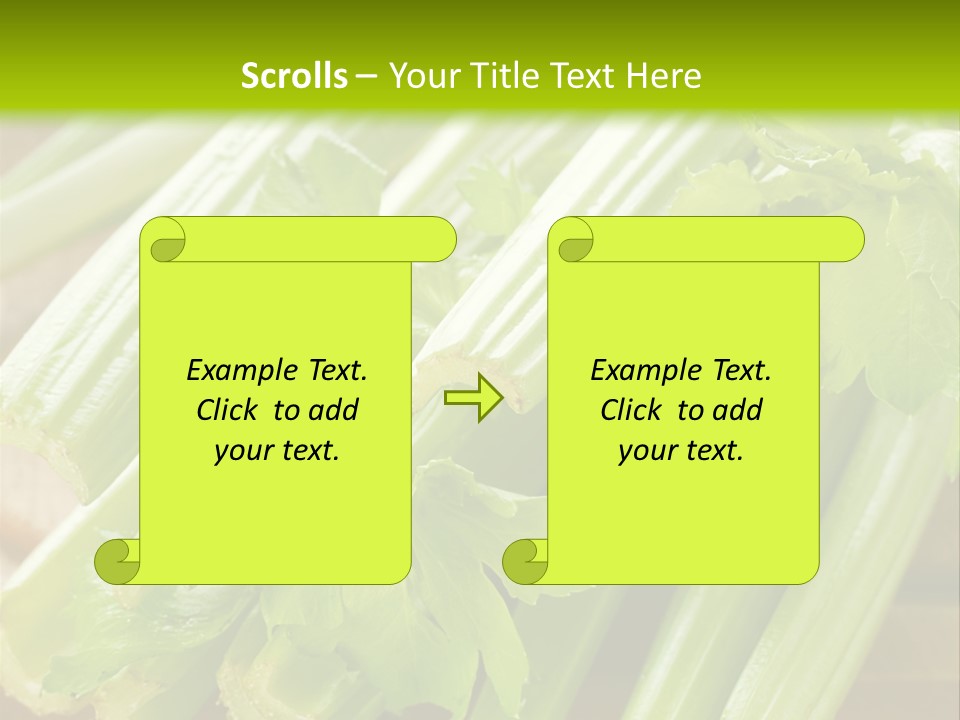 Eat Vegetable Color PowerPoint Template