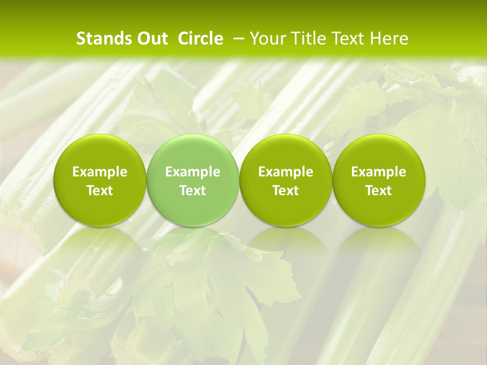 Eat Vegetable Color PowerPoint Template