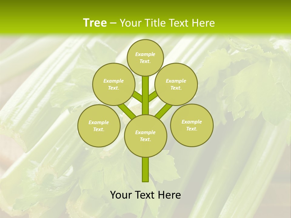 Eat Vegetable Color PowerPoint Template