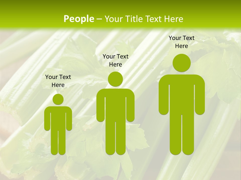 Eat Vegetable Color PowerPoint Template