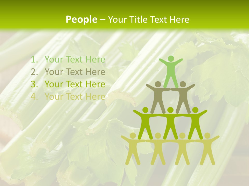 Eat Vegetable Color PowerPoint Template