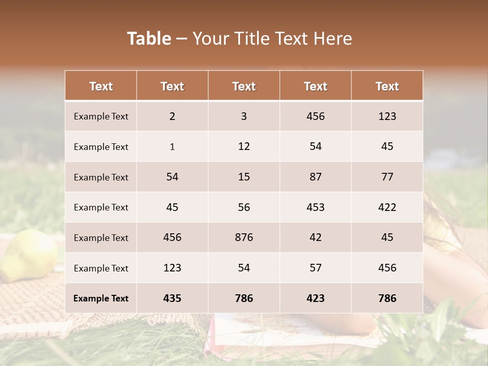 Schoolchild Girl Pretty PowerPoint Template