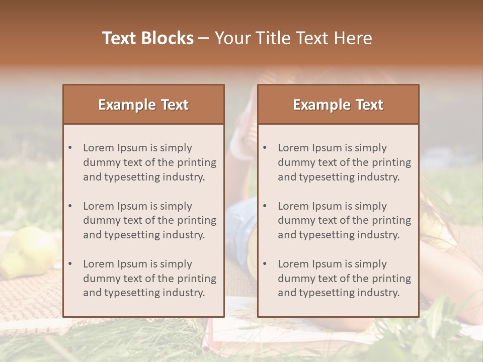 Schoolchild Girl Pretty PowerPoint Template