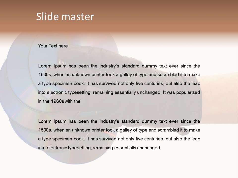 Medicine Sanitary Limb PowerPoint Template