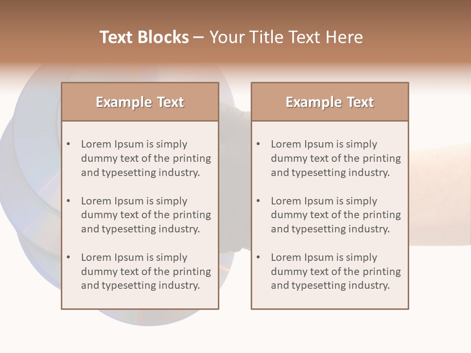 Medicine Sanitary Limb PowerPoint Template
