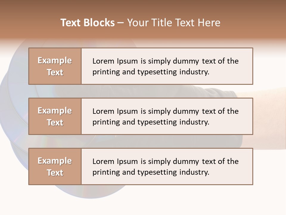 Medicine Sanitary Limb PowerPoint Template