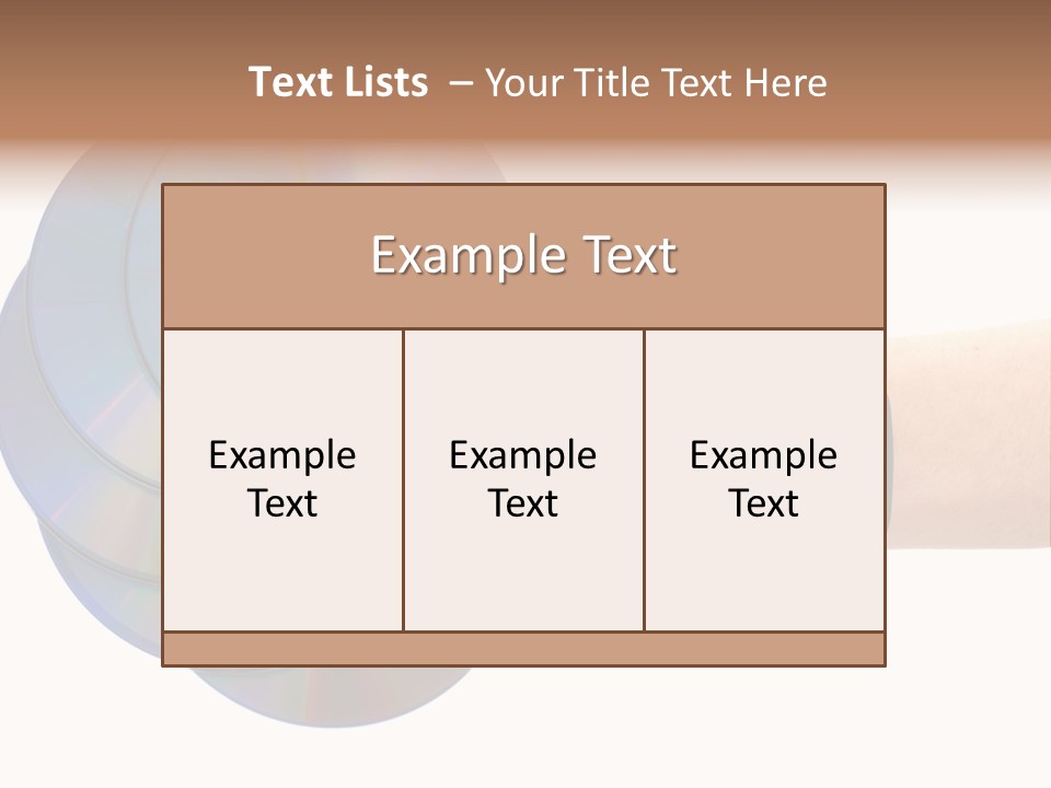 Medicine Sanitary Limb PowerPoint Template