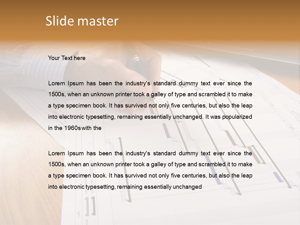 Laptop Scheme Organization PowerPoint Template