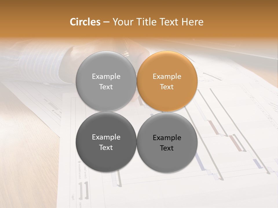 Laptop Scheme Organization PowerPoint Template