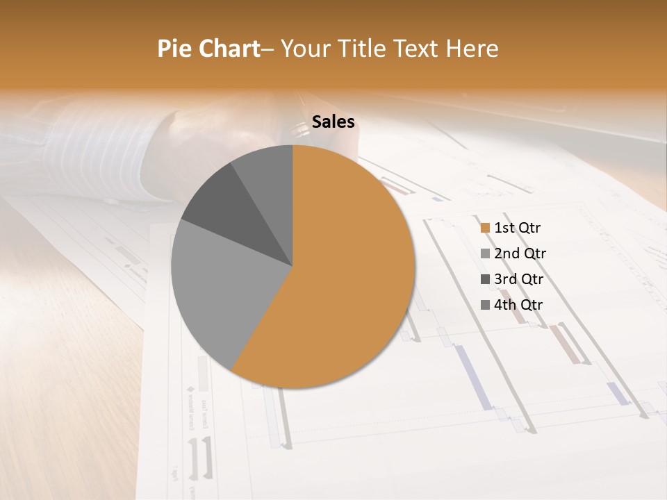 Laptop Scheme Organization PowerPoint Template